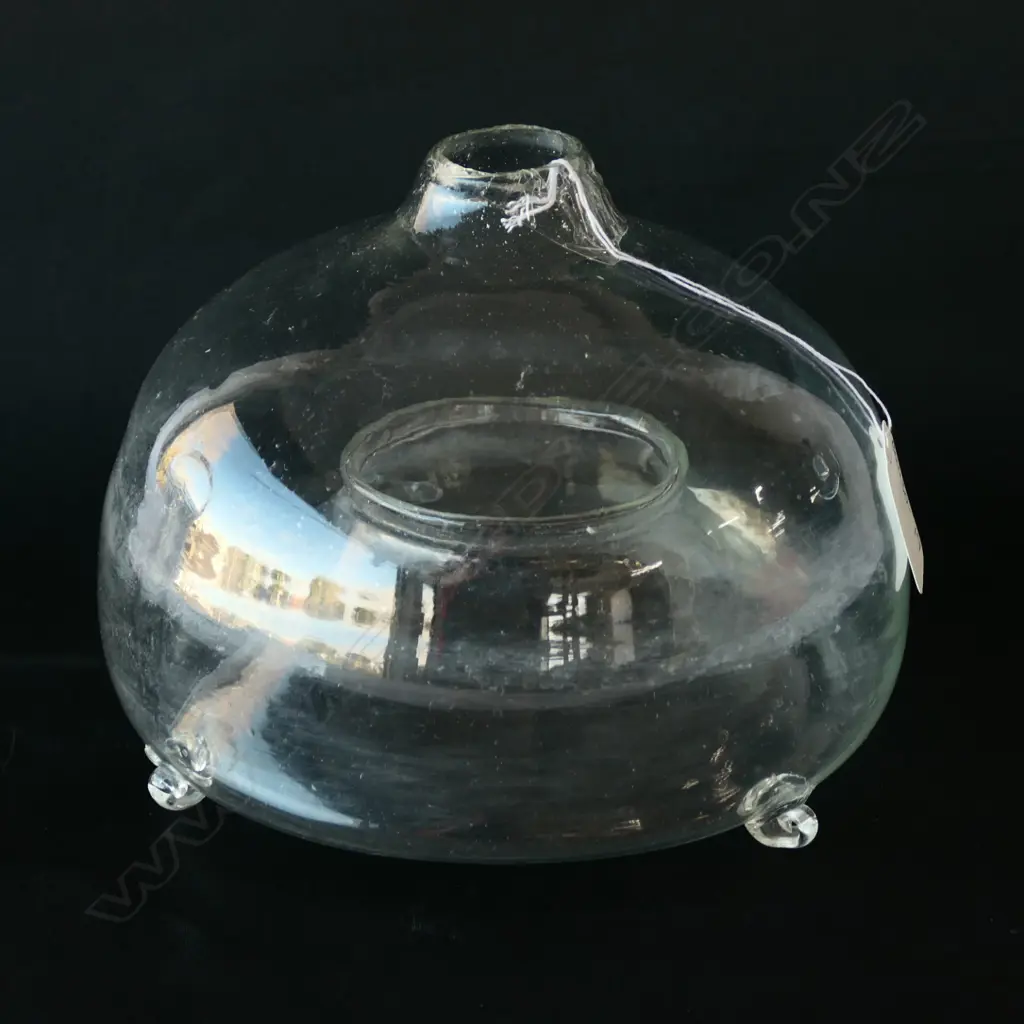 19TH CENTURY GLASS FLY TRAP DIA. 170MM Image 1++