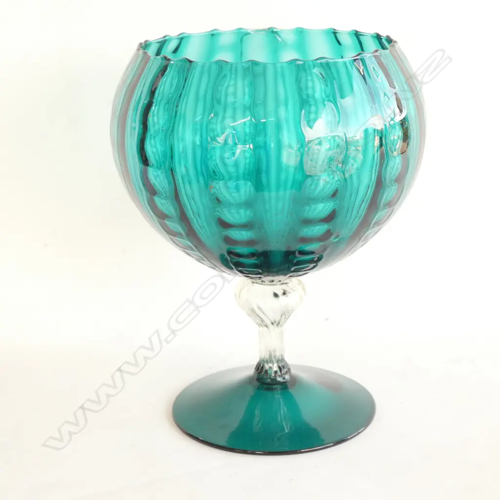 LARGE RETRO GLASS GOBLET H 270 MM Image 1++