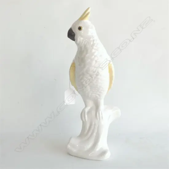 WHITE PARROT SULPHUR CRESTED COCKATOO H.310mm