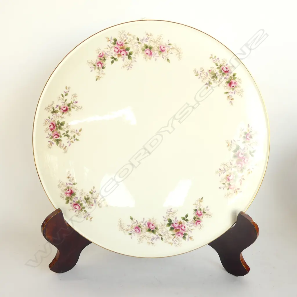 ROYAL ALBERT LAVENDER ROSE DOMED GATEAUX PLATE, DIA. 280MM Image 1++