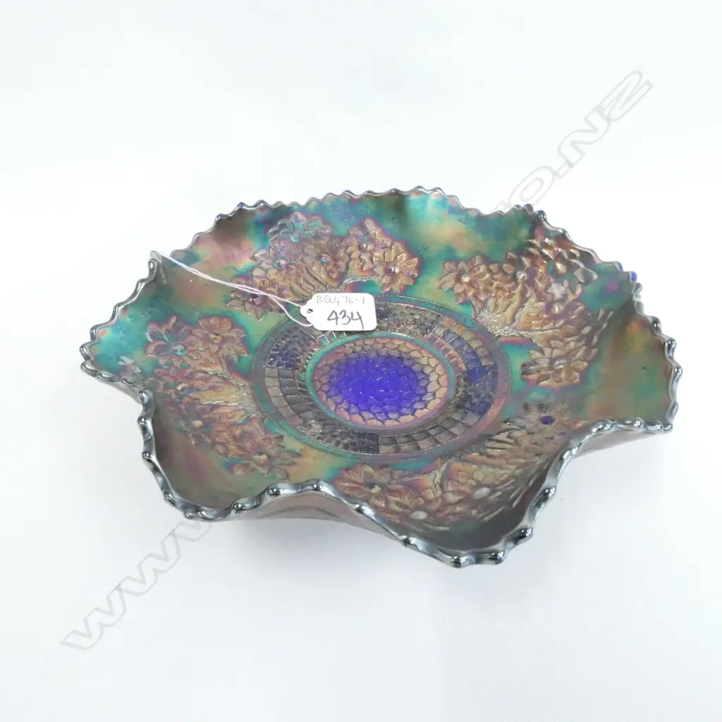 PETROL CARNIVAL GLASS BOWL D.230mm Image 1++