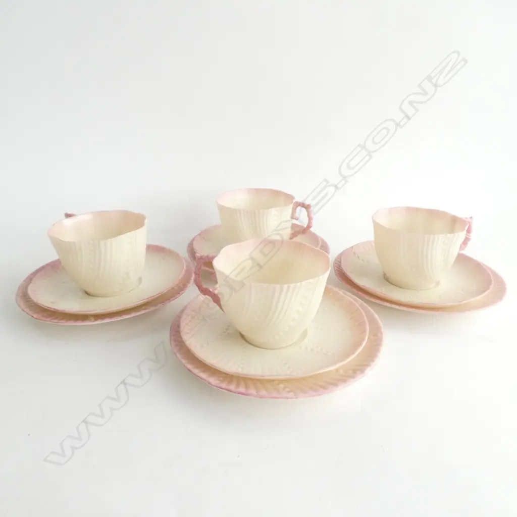 4 BELLEEK BLACK LABEL TRIOS  Image 1++