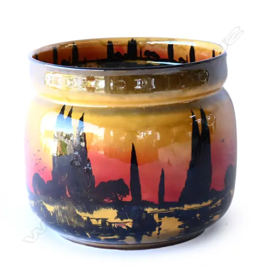 EXTRA LARGE ROYAL DOULTON JARDINERE H. 275MM 330MM DIA