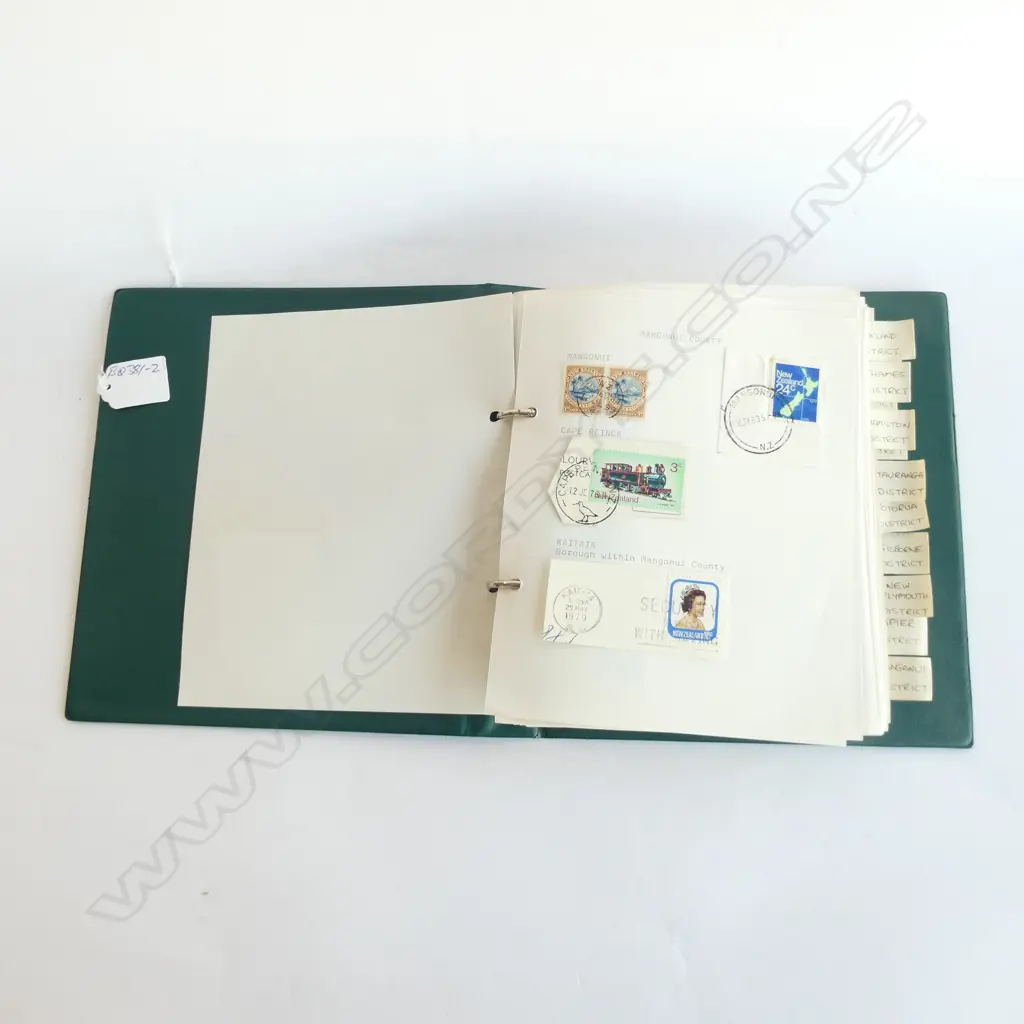 FOLDER COLLECTION ON NZ POSTMARKS NORTHLAND LOCALITIES Image 1++