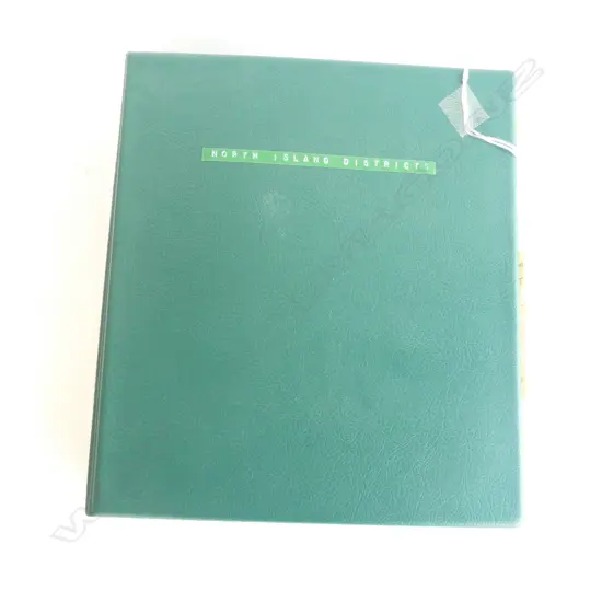 FOLDER COLLECTION ON NZ POSTMARKS NORTHLAND LOCALITIES