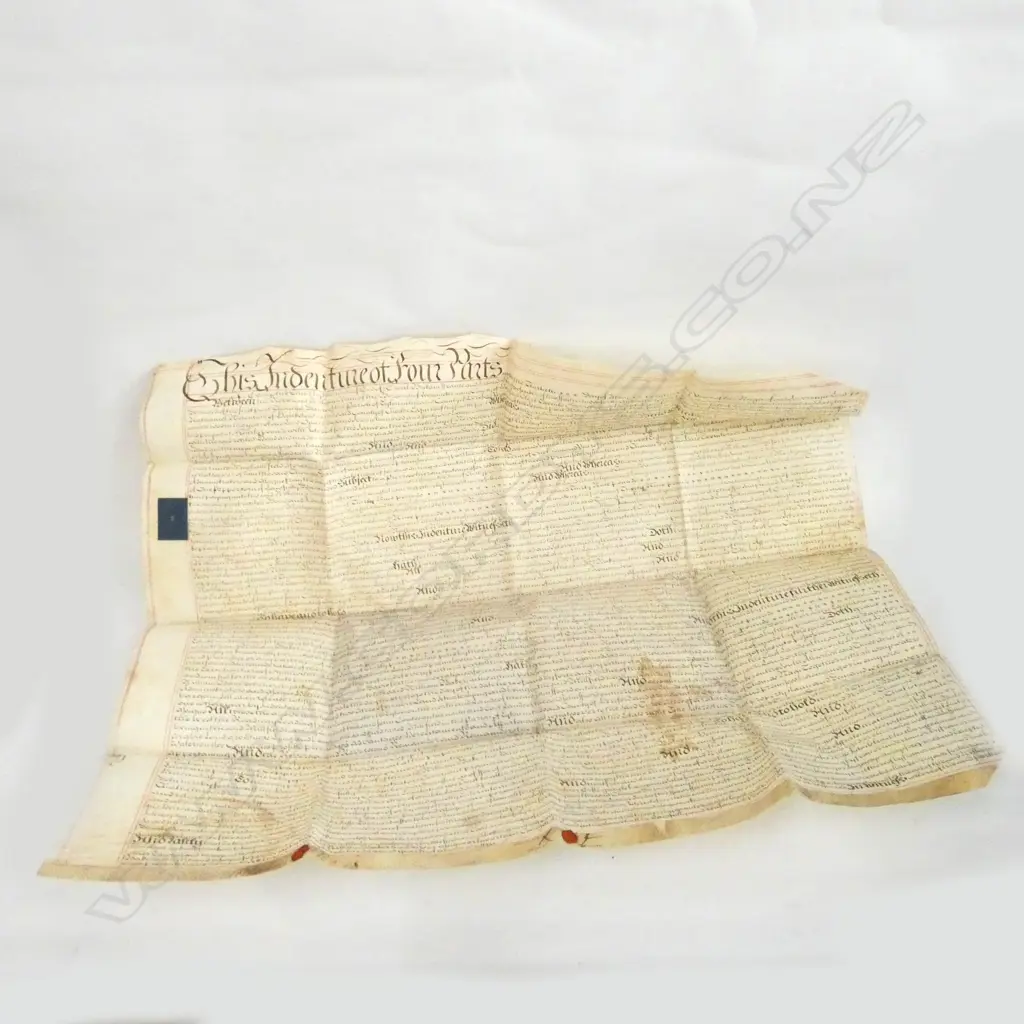 GEORGIAN PARCHMENT INDENTURE 1763 Image 1++