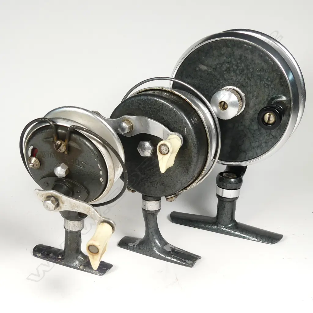 Set of three French Perless trout reels Image 1++