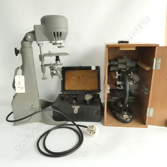 OLD MICROSCOPE, MICRO PROJECTOR AND OLD MULTI METER