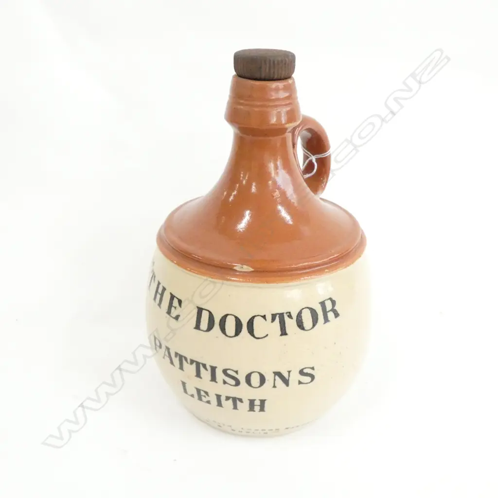 RARE THE DOCTOR PATTISON’S LEITH WHISKEY JAR H.190mm Image 1++