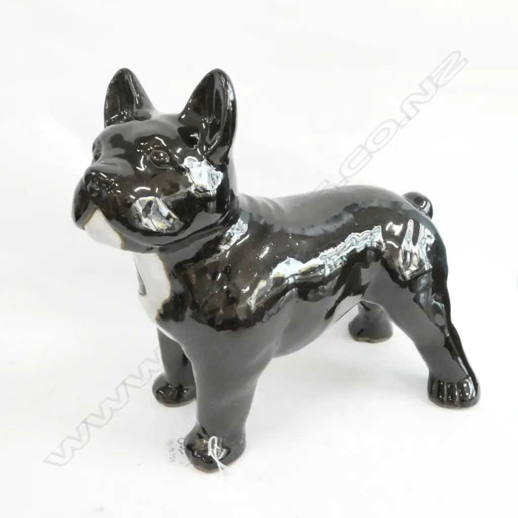 A POTTERY FRENCH BULLDOG L.350mm Image 1++