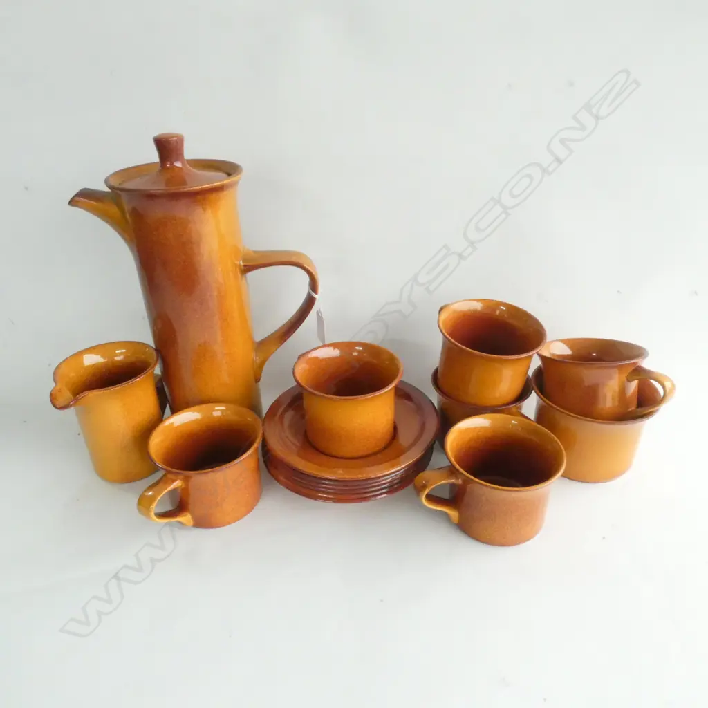 15 PCE RETRO ENGLISH MIDWINTER COFFEE SET Image 1++