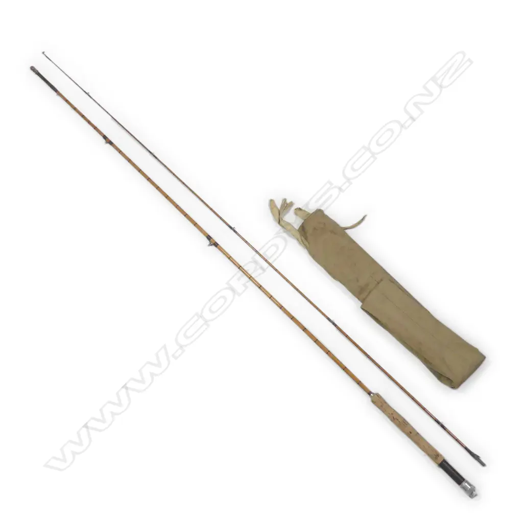 A vintage Joe Frost two piece fly fishing rod Image 1++