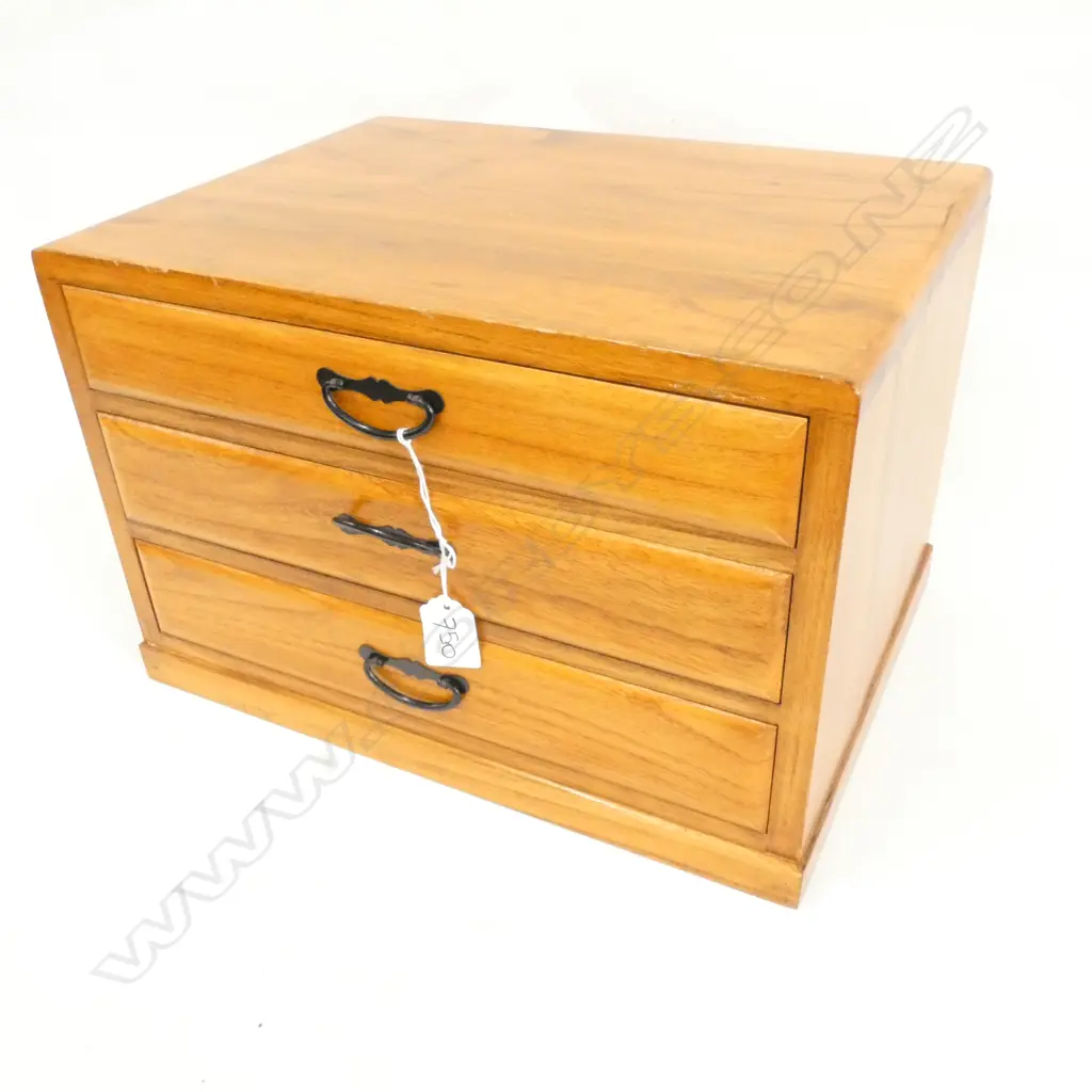WOODEN 3-DRAWER SEWING CABINET 360 X 265 X 240MM Image 1++
