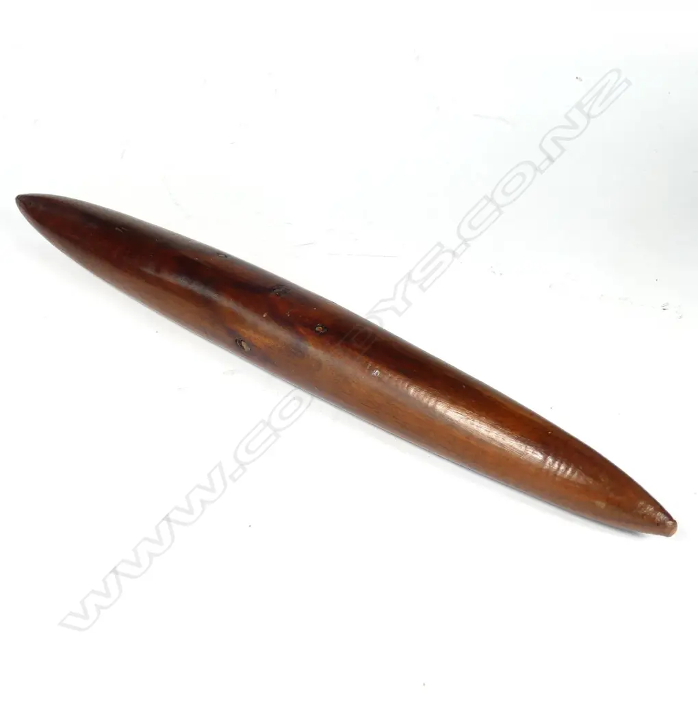 An old Aboriginal wooden message stick (churinga) Image 1++