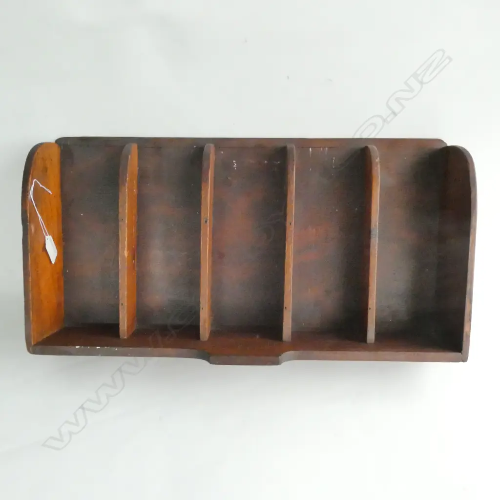WOODEN DIVIDED DESK ORGANISER L 520 MM Image 1++