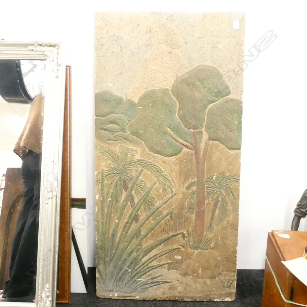 CONCRETE & PLASTER PLAQUE BUSH SCENE 1220 X 610MM Image 1++