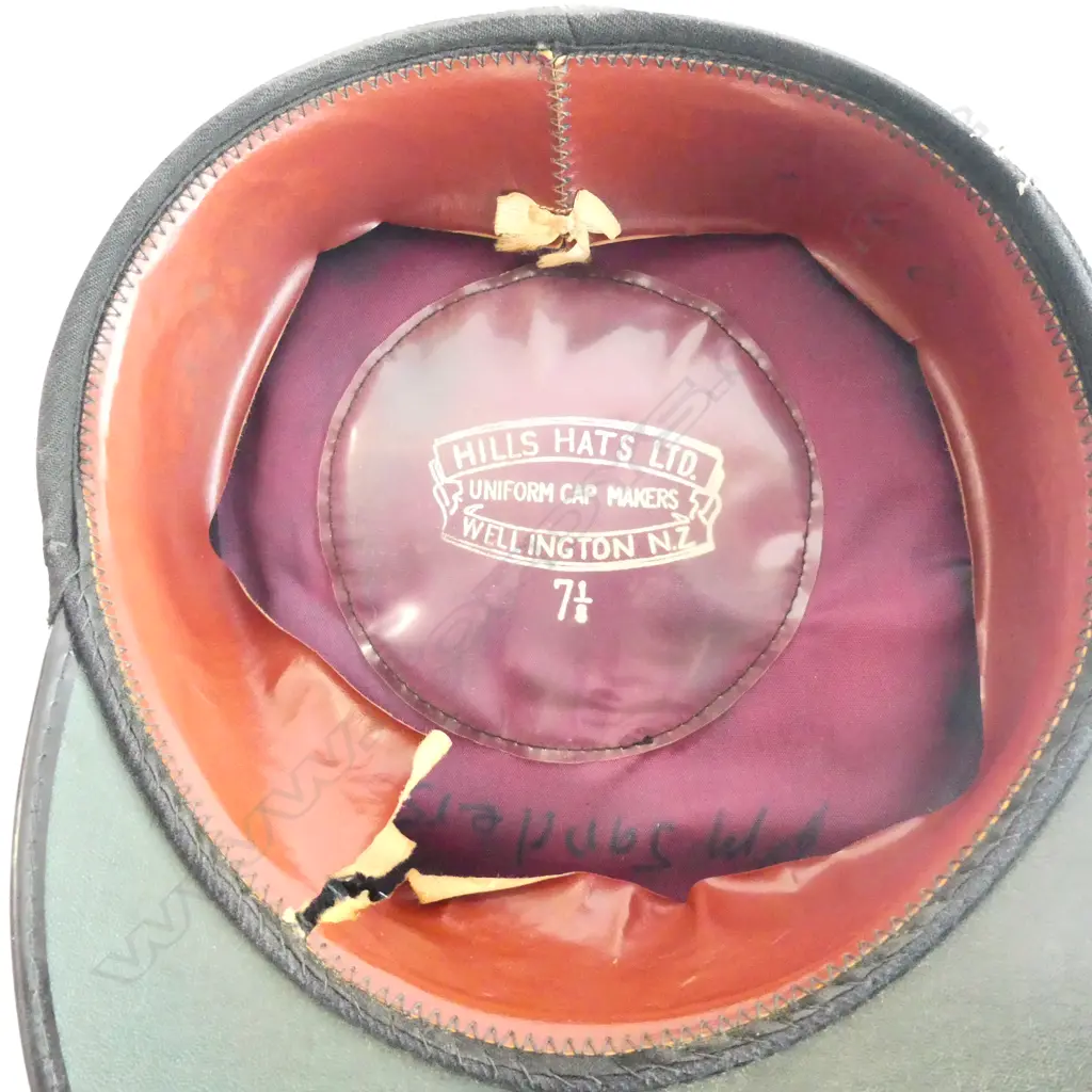 WWII NZ Naval Office Peaked Visor CAP/HAT Image 1++
