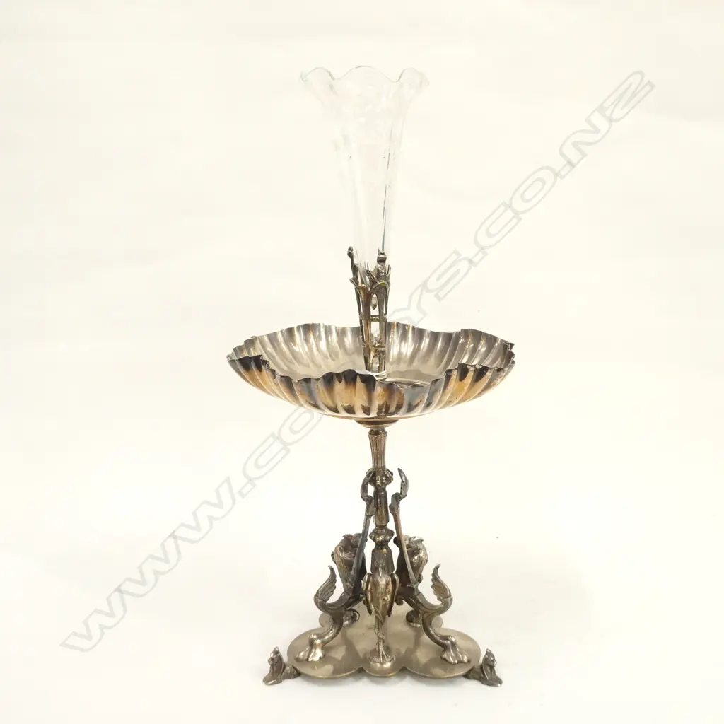 SILVER PLATE EPERGNE H. 450MM Image 1++