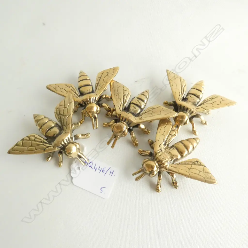 5 BRASS BEES L. 60MM Image 1++