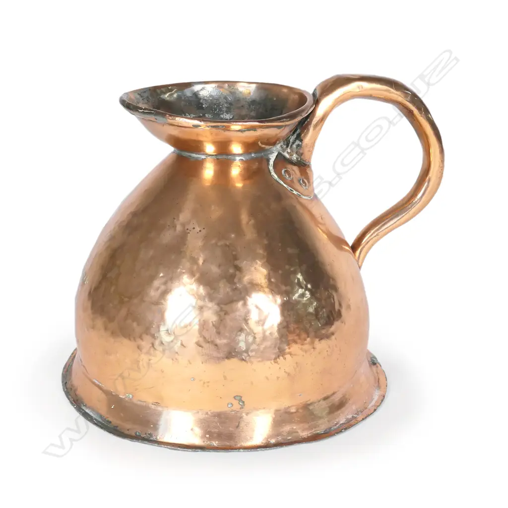 A Victorian copper harvest jug Image 1++