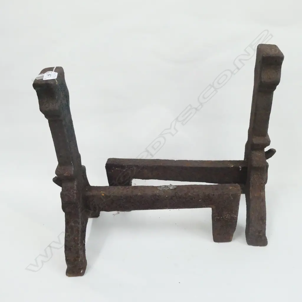 PR LGE OLD ANDRION FIRE GRATE SUPPORTS 'M' Image 1++