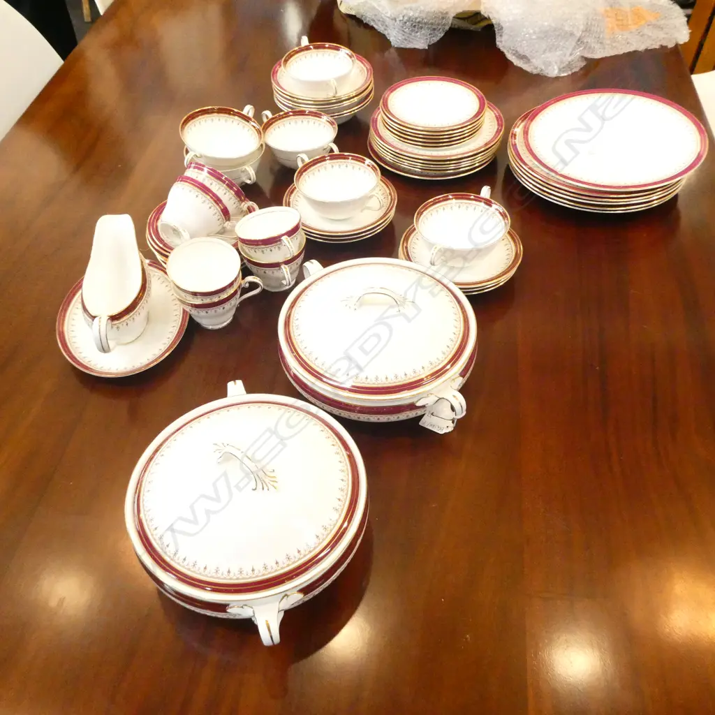 AYNSLEY 'DURHAM' DINNER SERVICE; 52 PCS Image 1++