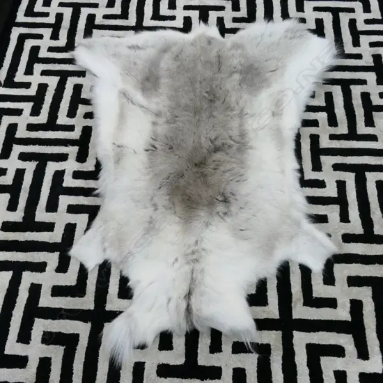 REINDEER HIDE FROM FINLAND L1000 MM, SOME MARKS TO REVERSE