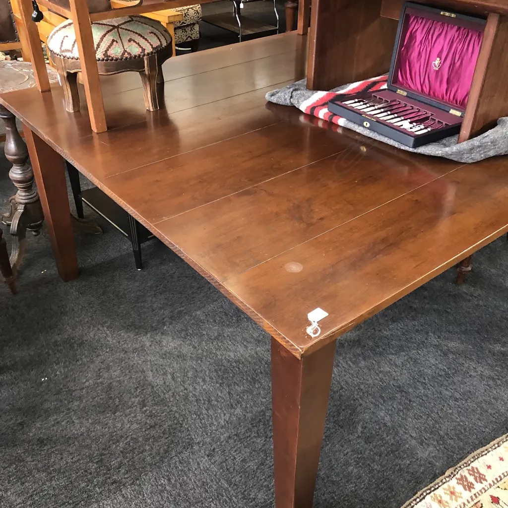 MODERN WILLETTS  SQUARE TABLE 1.5M SQ. Image 1++