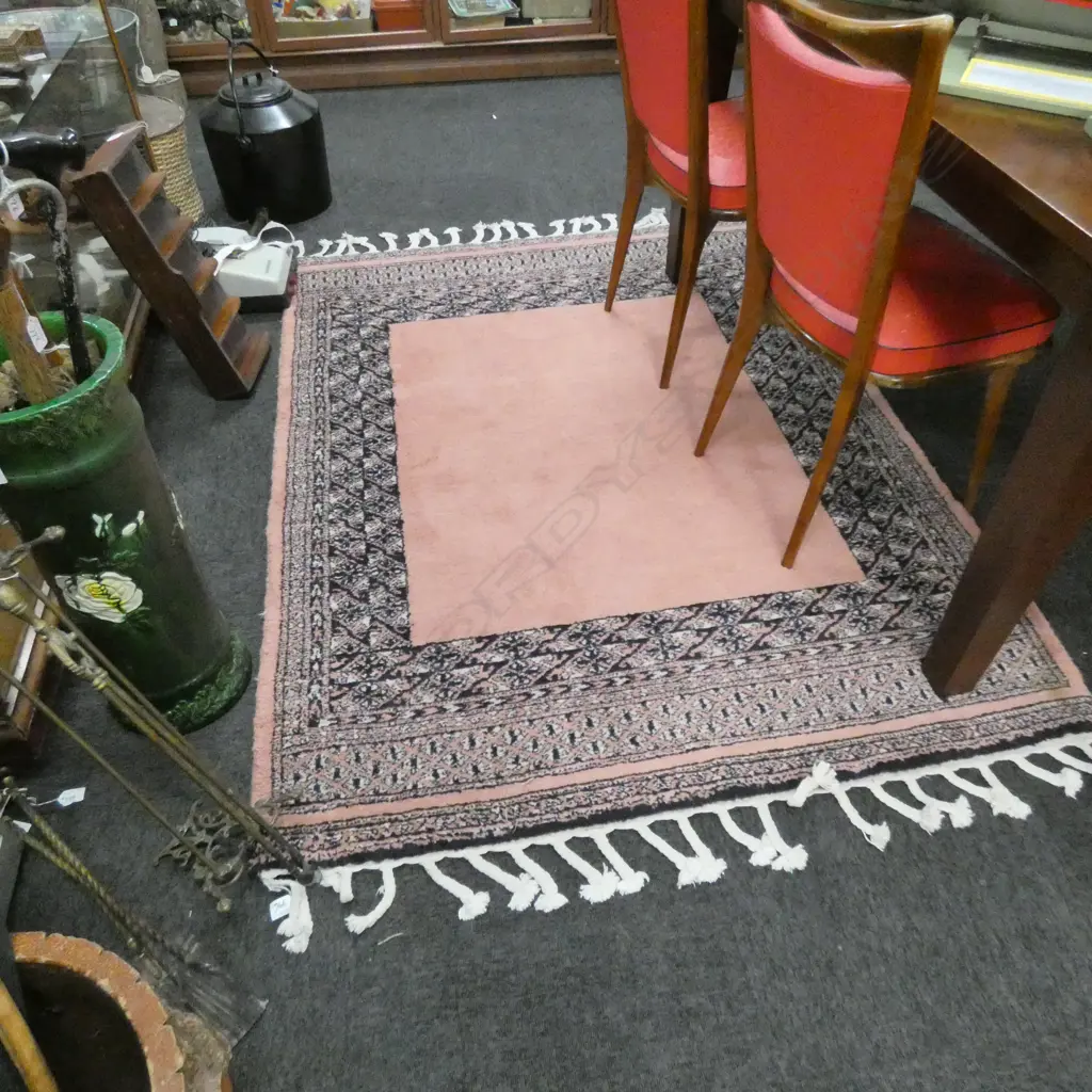 HAND KNOTTED PINK RUG 1780 X 1300MM Image 1++