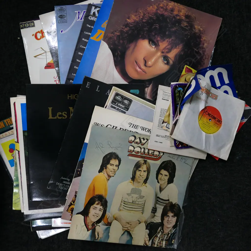 BOX LOT ASST. RECORDS  Image 1++