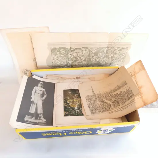 COLLECTION OF ARCHITECTURAL ENGRAVINGS ETC 