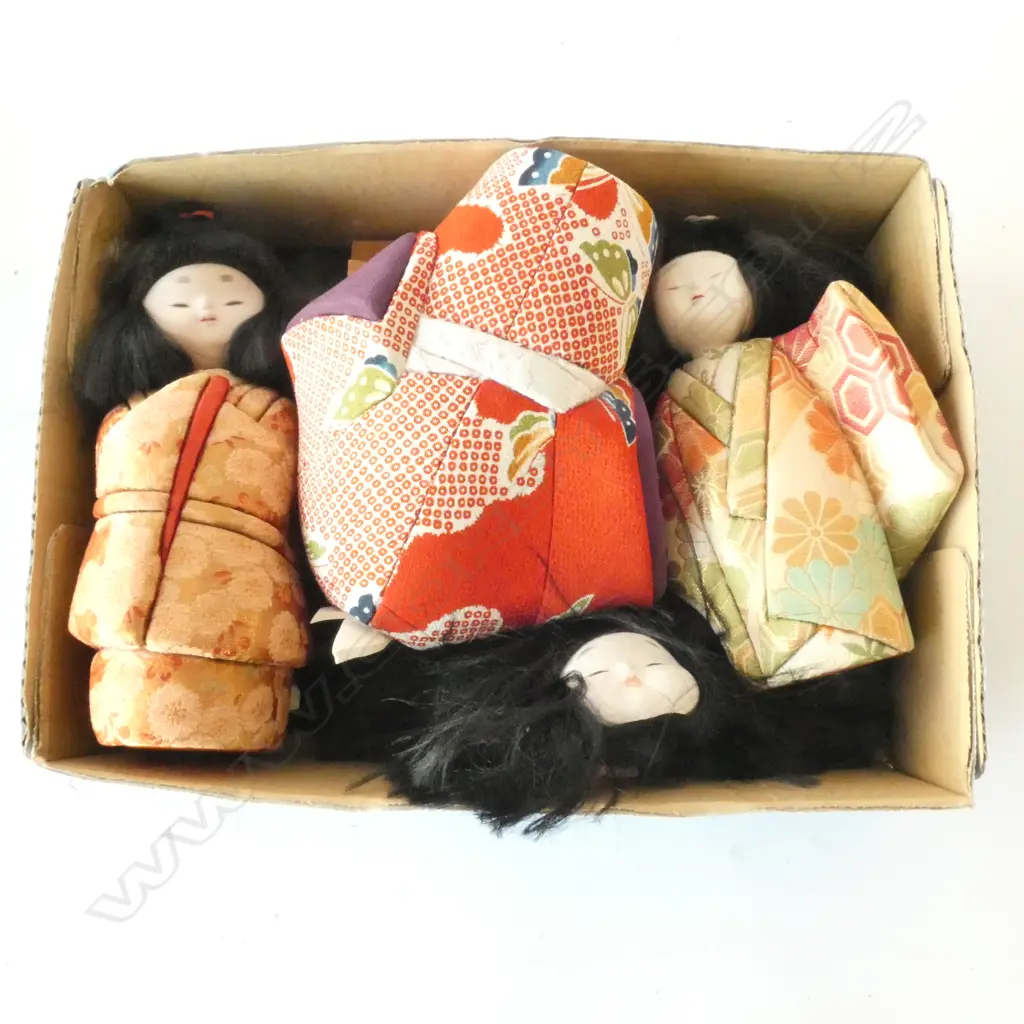 THREE JAPANESE DOLLS, SOME FAULTS Image 1++