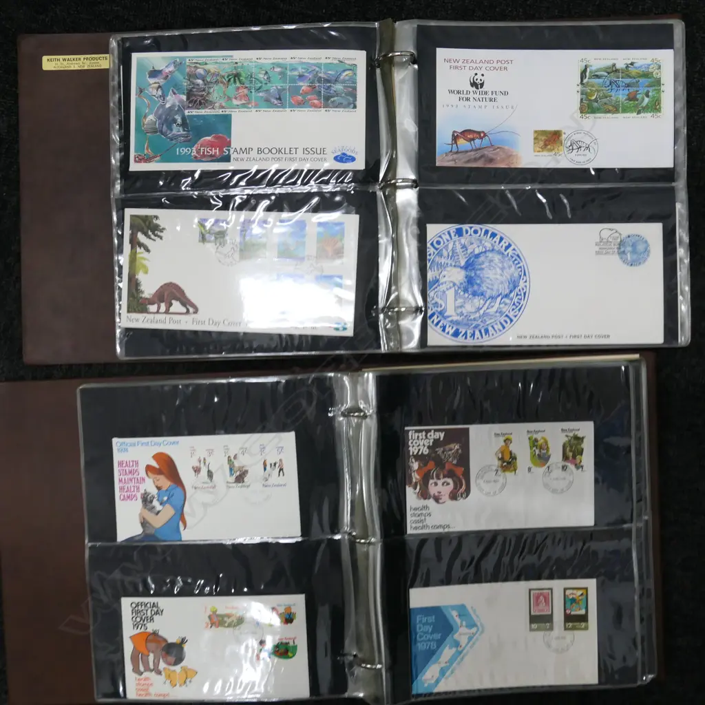2 ALBUMS OF NZ FIRST DAY COVERS Image 1++