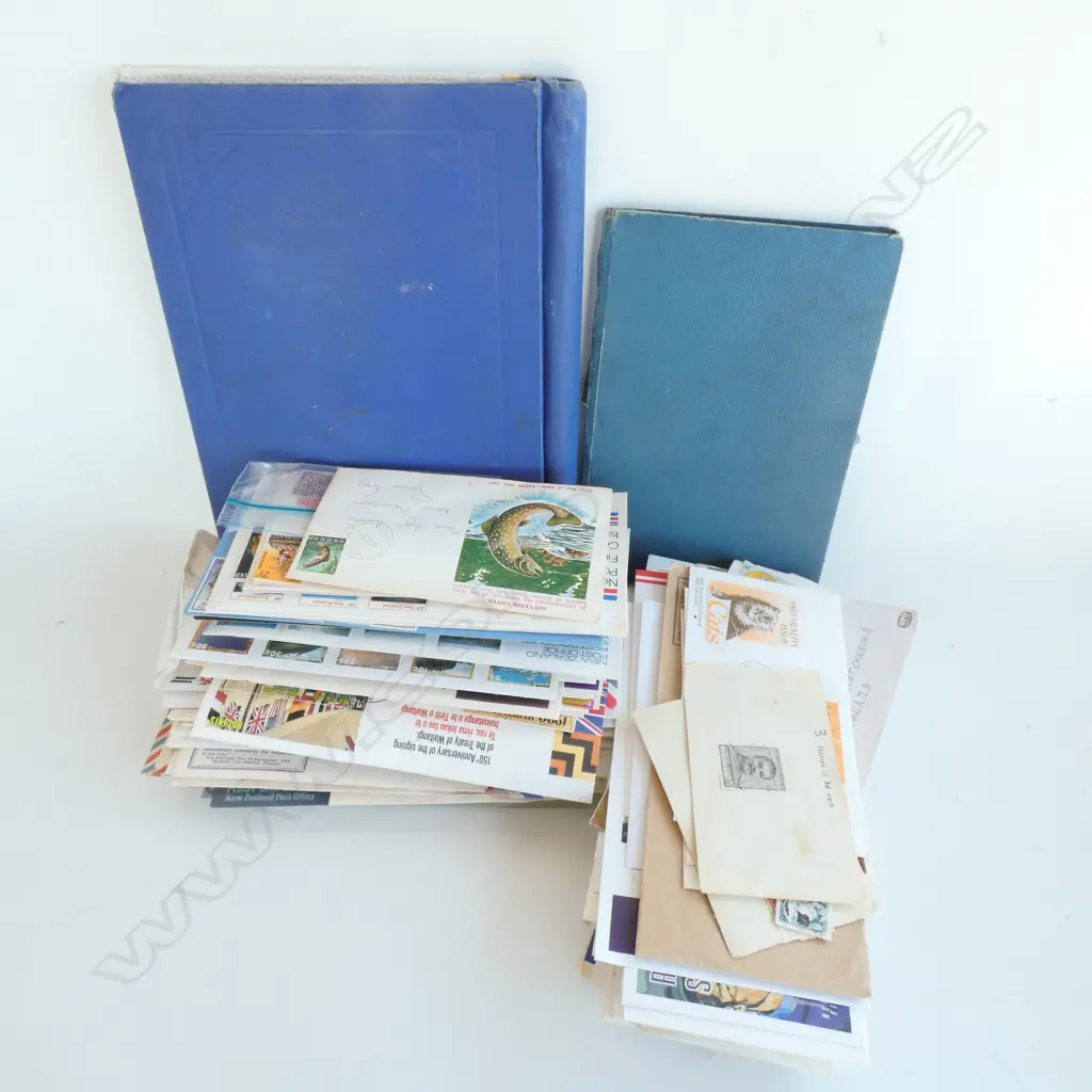 COLLECTION OF NZ FIRST DAY COVERS + OLD ALBUM STAMP COLLECTION  Image 1++