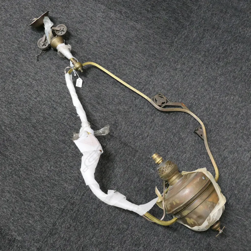 HANGING ELECTIC / OIL LAMP H. 1100MM Image 1++