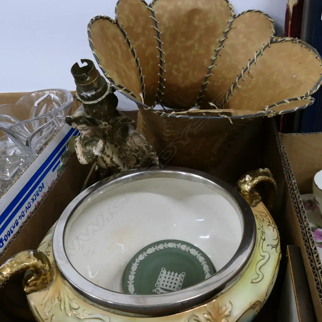 BOX LOT ASST CERAMICS ETC  Image 1++