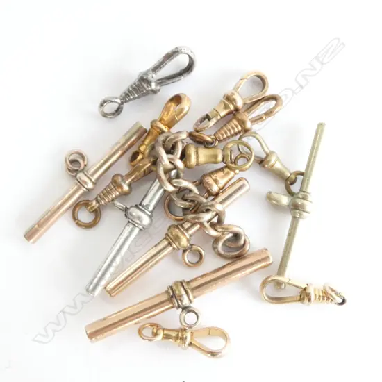 SILVER/GOLD PLATED/SILVER PLATED T-BARS & DOG CLIPS