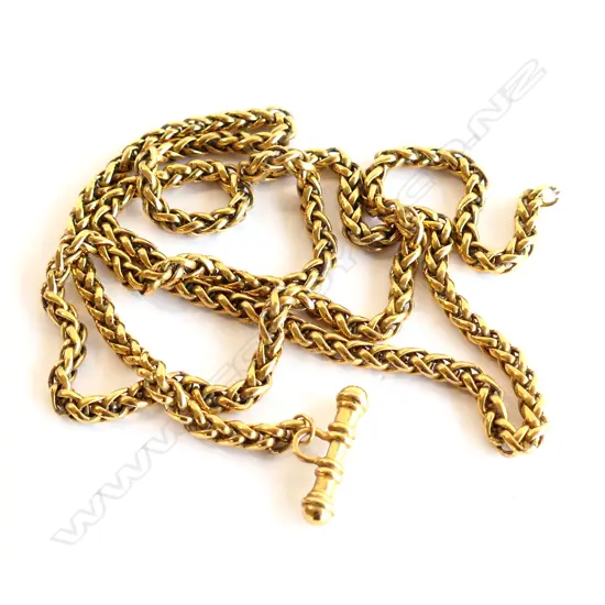 GOLD PLATED CHAIN NO CLASP L.800MM