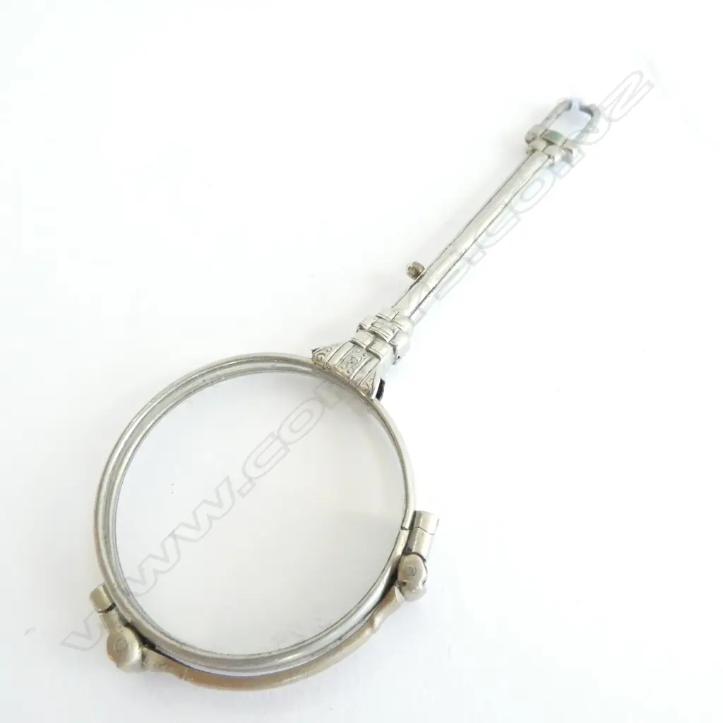 (18110) ART DECO SILVER PLATE LORGNETTE Image 1++