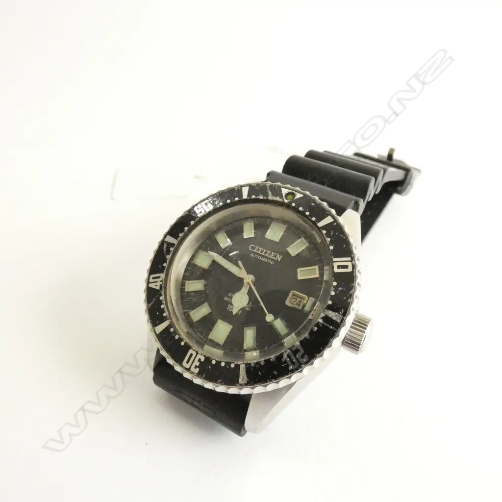CITIZEN GENTS DIVER'S WRISTWATCH apparently working Image 1++