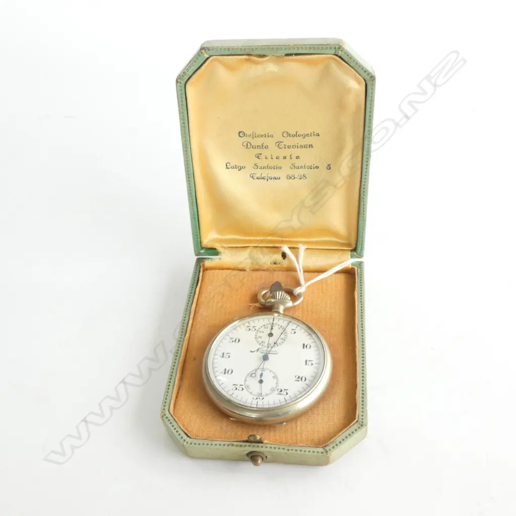 (016) MINERVA SPLIT SECONDS STOP WATCH 1930'S ... Image 1++