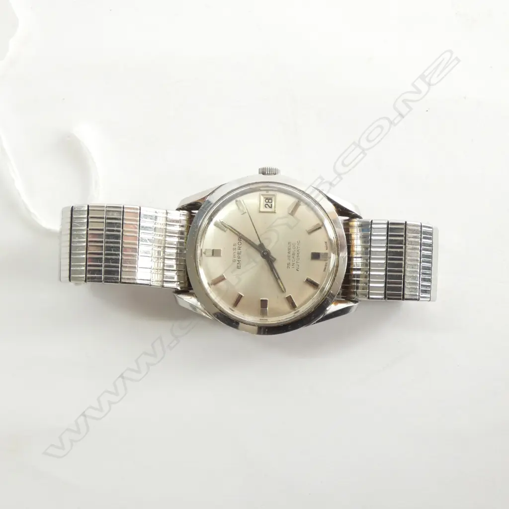 (1191) VINTAGE SWISS 'EMPEROR' GENTS W/WATCH... Image 1++