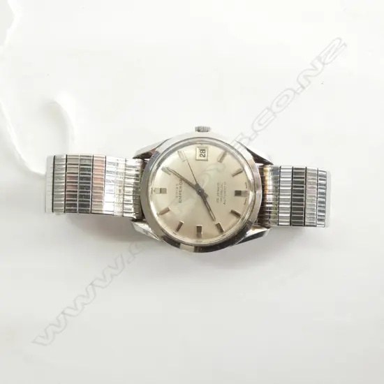 (1191) VINTAGE SWISS 'EMPEROR' GENTS W/WATCH...