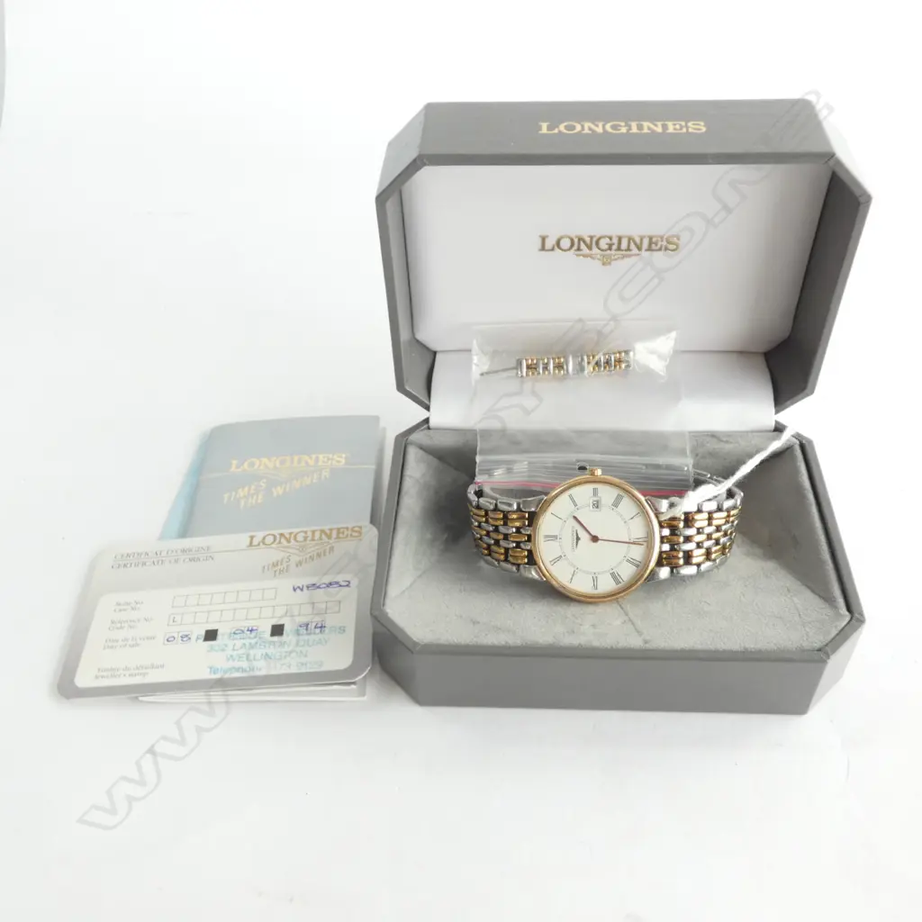 (19643)LONGINES VINTAGE GENTS W/WATCH BOXED  Image 1++