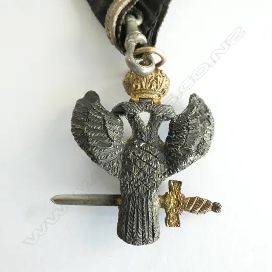 MASONIC AWARD DOUBLE HEADED EAGLE
