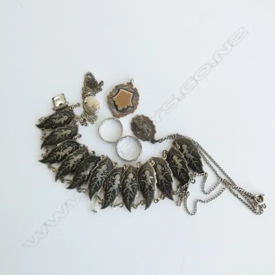 THAI SILVER BRACELET/LOCKET/FOB ETC