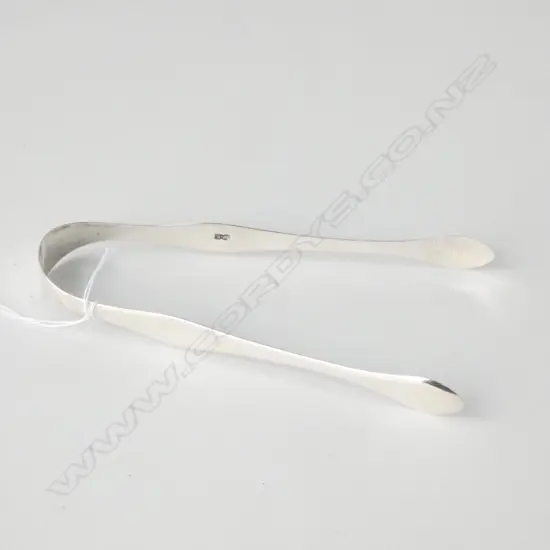 PAIR OF GEORGE IV SILVER TONGS