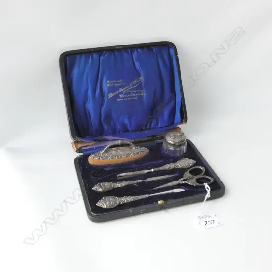 EDW SILVER MANICURE SET THE BOX A.F ANGELS 6PCE. 