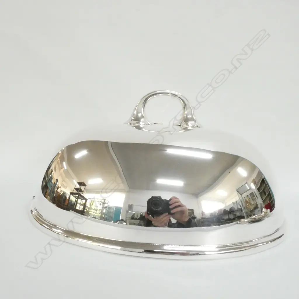SILVER PLATE MEAT COVER L. 360MM Image 1++