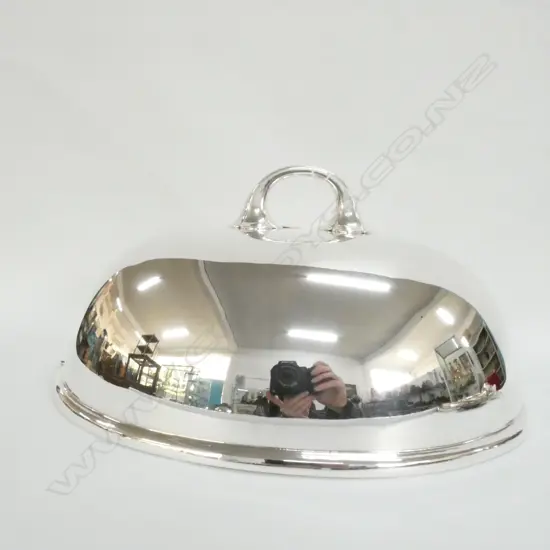 SILVER PLATE MEAT COVER L. 360MM